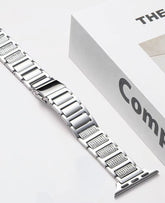 Women's Stainless Steel Diamond-Studded Bracelet Watch Strap