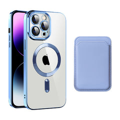 Transparent Magnetic Card Holder TPU Case for iPhone 16 Series Transparent Magnetic Card Holder TPU Case for iPhone 16 Series