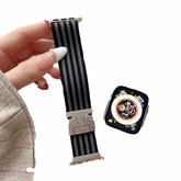 Luxury Striped Woven Nylon Parachute Buckle Strap Band