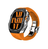 Karbonfaser-Uhrenarmband im Richard RM-Stil mit integriertem Uhrenarmband aus Titanlegierung und Gehäuseset für Ultra