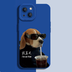 Silicone Coffee Pattern Case for iPhone Series