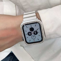 Fashion Ceramic Wrist Butterfly Clasp Band with Diamond Case