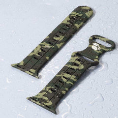 Camouflage-Silikonarmband mit Butterfly-Schließe