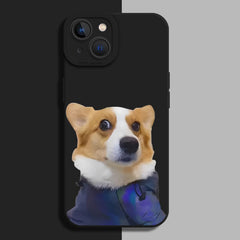 Cute Puppy Silicone Case for iPhone Series