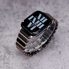 Fashion Ceramic Wrist Butterfly Clasp Band with Diamond Case