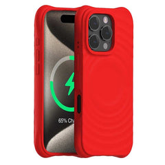 Magnetic Ripple Liquid Silicone Phone Case for iPhone 13 Series