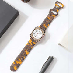 Camouflage-Silikonarmband mit Butterfly-Schließe