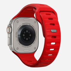 Sporty Silicone Rubber Watch Band