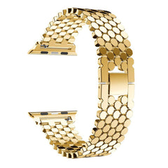 Uhrenarmband mit Fischschuppen-Muster