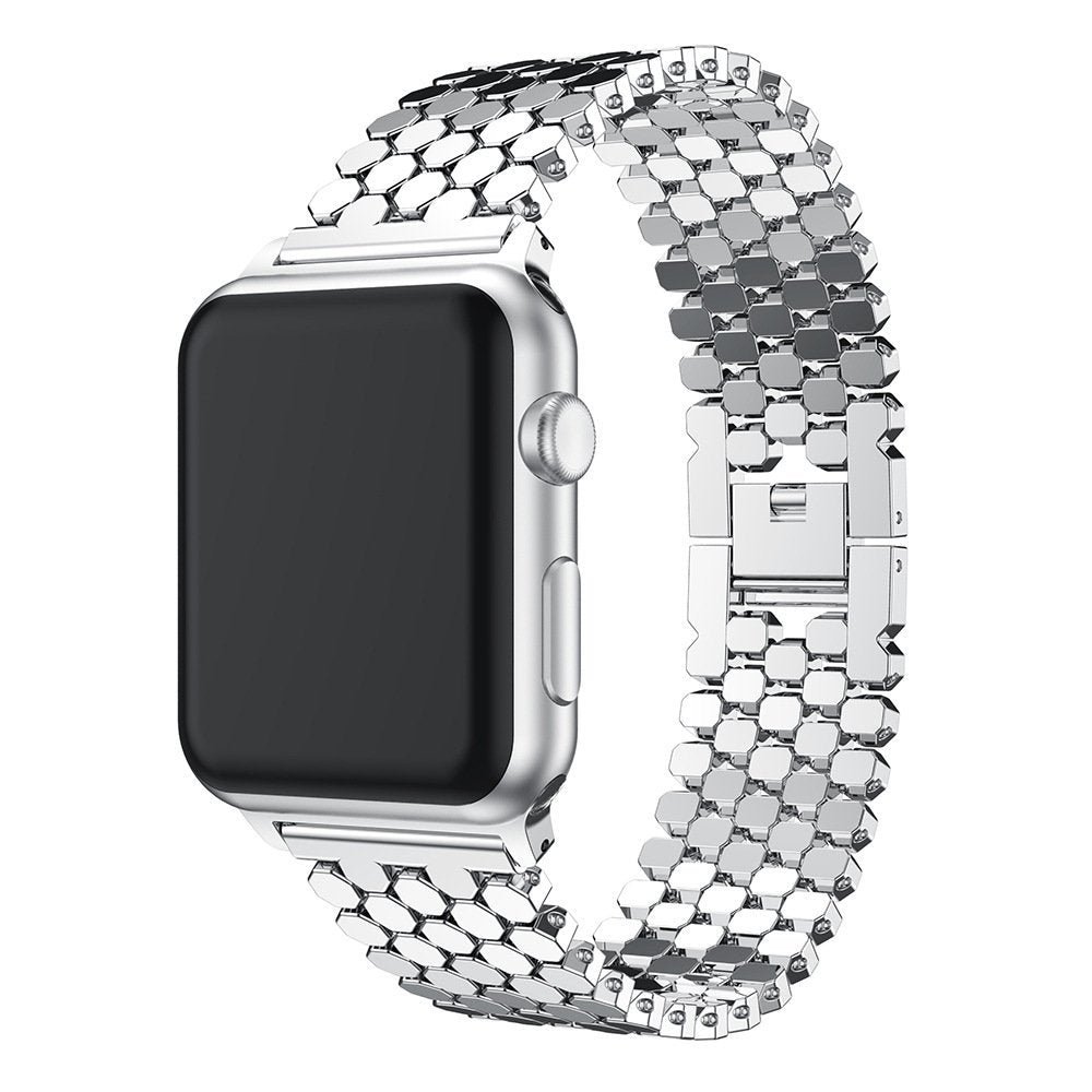 Uhrenarmband mit Fischschuppen-Muster