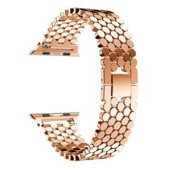 Uhrenarmband mit Fischschuppen-Muster